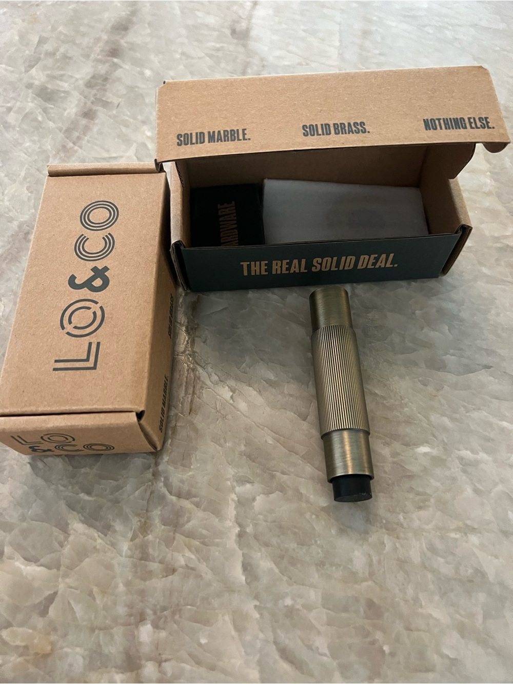 Solid Brass Door Stop - Antique Brass